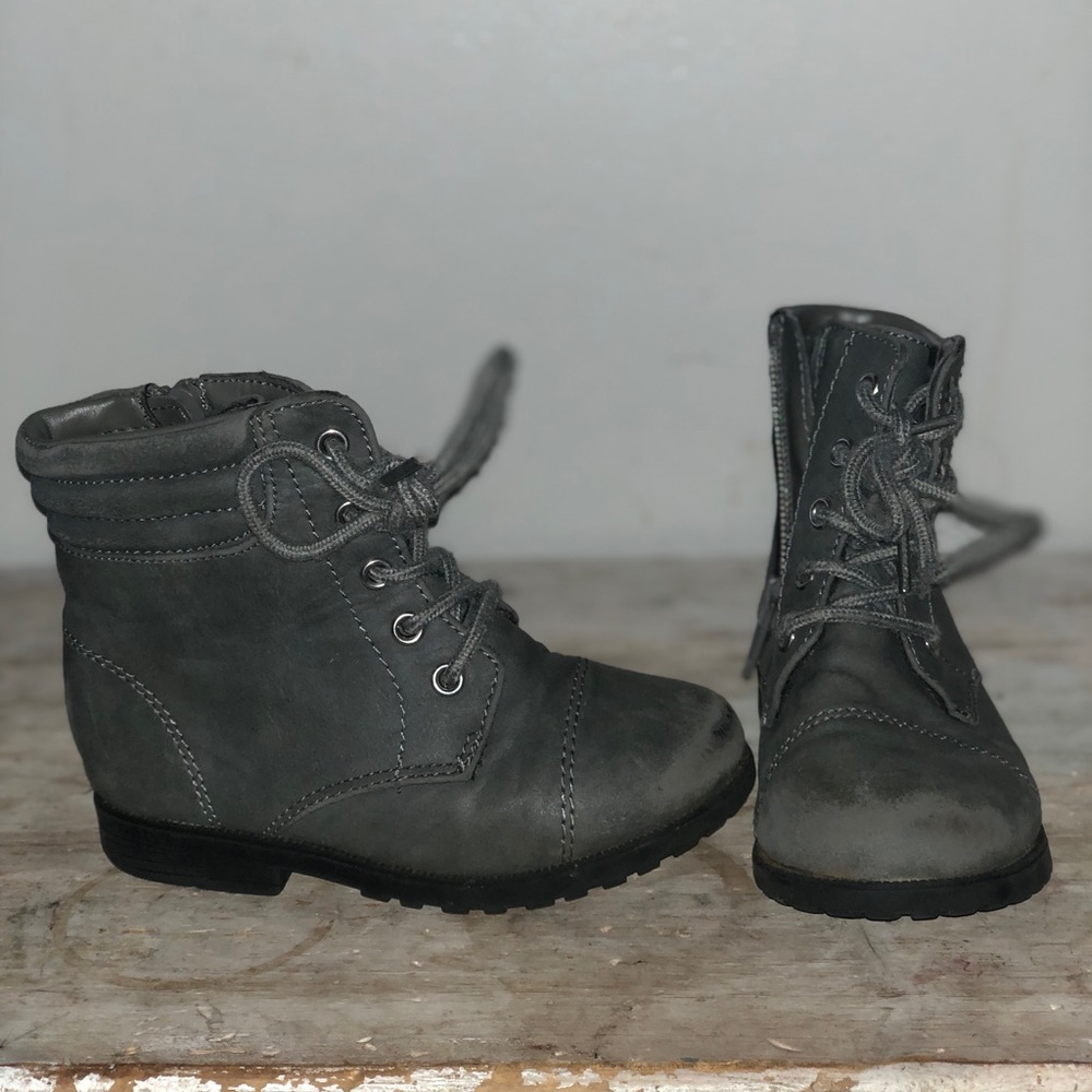 Gray Booties